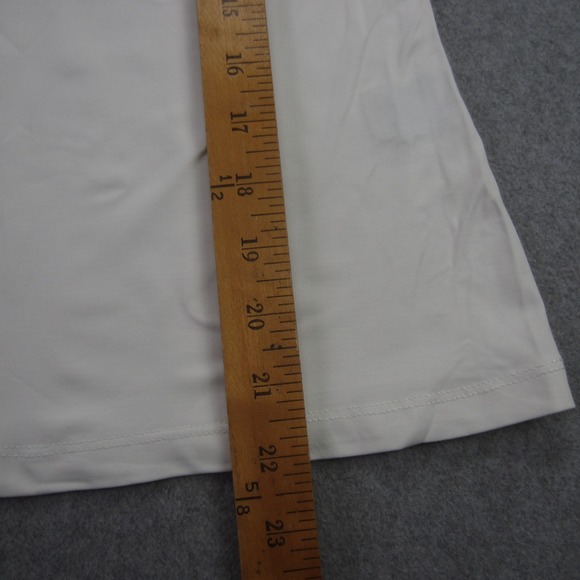 J McLaughlin Pullover Womens XS White Quarter Zip Long Sleeve Mock Neck Shirt - Picture 9 of 16